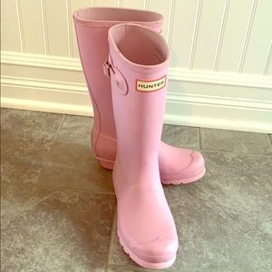 Girls size 1 hunter rain boots